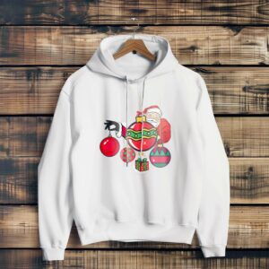 Santa Claus And Beautiful Ornaments, Christmas Shirt Product Photo 2