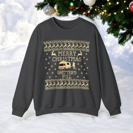 Shitters Full Ugly Christmas Sweater Griswold Christmas Sweatshirt Product Photo 1