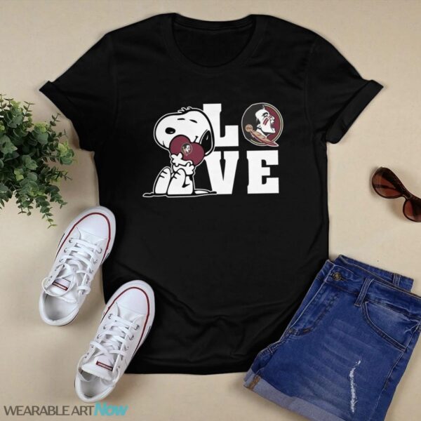 Snoopy Love My Florida State Seminoles T-Shirt Sweatshirt Hoodie Product Photo 1