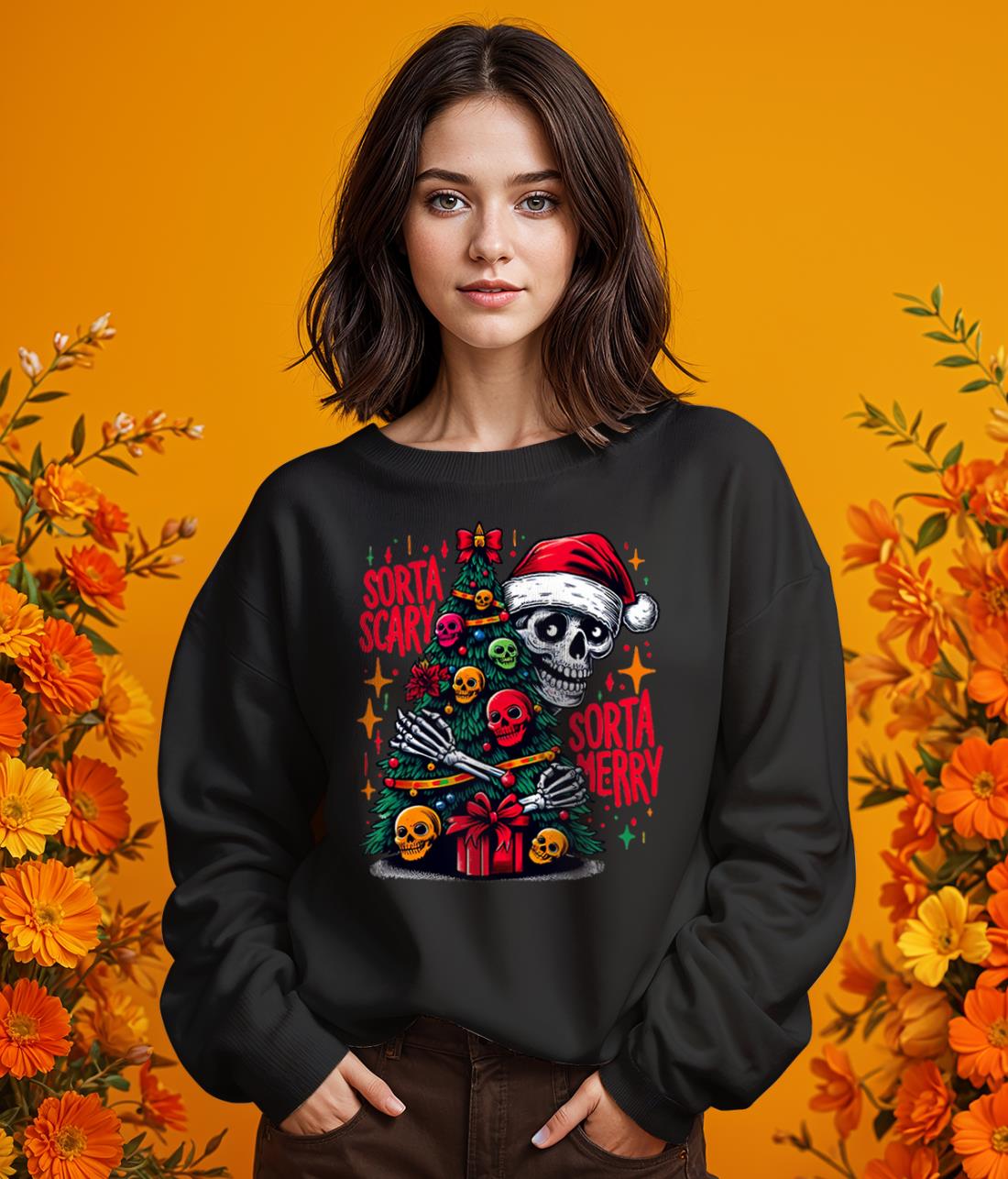 Sorta Merry, Merry Creepmas Classic Christmas Shirt Product Photo 2