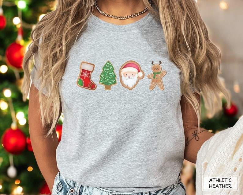 Sweet Cookie Lover Crewneck Family Christmas Sweatshirt Product Photo 2