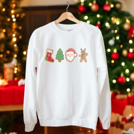 Sweet Cookie Lover Crewneck Family Christmas Sweatshirt Product Photo 1