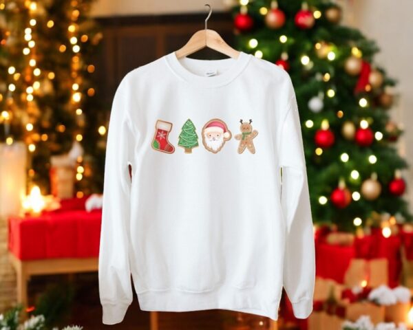 Sweet Cookie Lover Crewneck Family Christmas Sweatshirt Product Photo 1