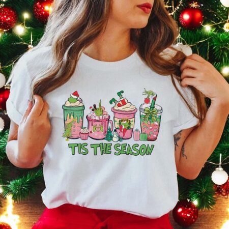 tí the season, Green Mean Guy Christmas Sweatshirt Product Photo 1