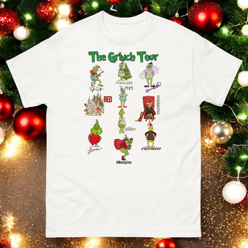 Taylor Swift The Grinch Tour Christmas Shirt Product Photo 2