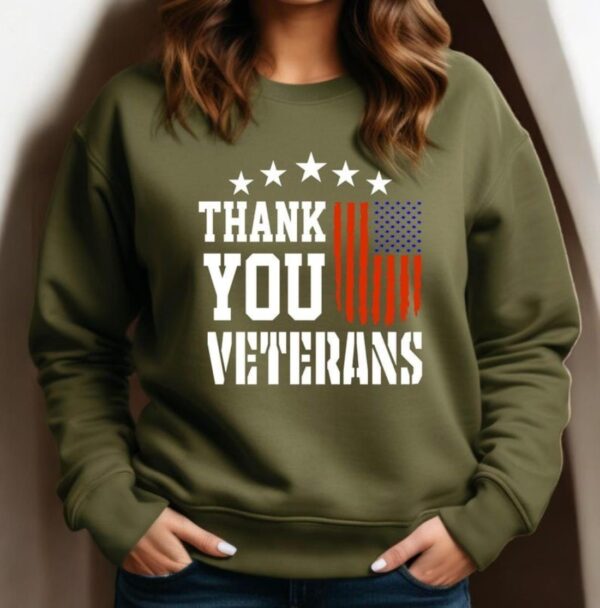 Thank You Veteran Tshirt, Veteran Day Sweatshirt Product Photo 1