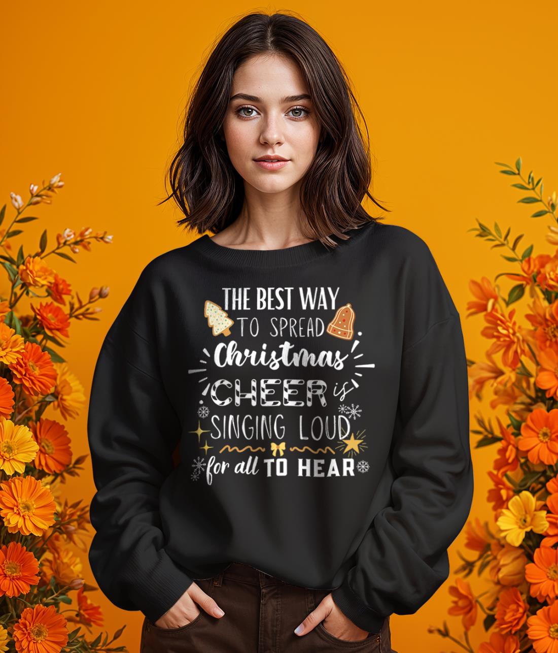 The Best Way To Spread Christmas Cheer Is Singing Loud Shirt Product Photo 2