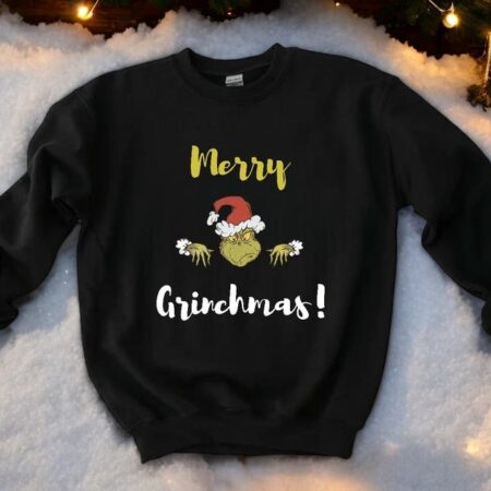 The Grinch Funny Christmas Sweatshirt Product Photo 1