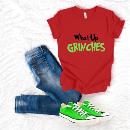 The Grinch What Up Grinches Couple Matching Christmas Sweatshirts Product Photo 1