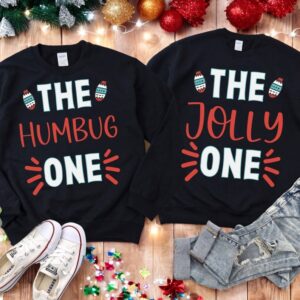 The Humbug One Christmas Couple Matching Sweatshirt Product Photo 2