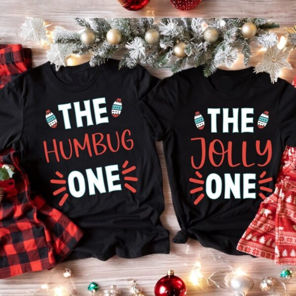 The Humbug One Christmas Couple Matching Sweatshirt Product Photo 1