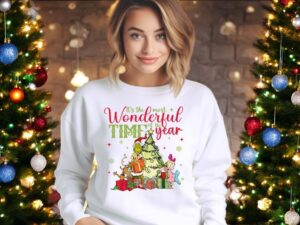 The Most Wonderful Time Of The Year Grinch Christmas Shirt Product Photo 3