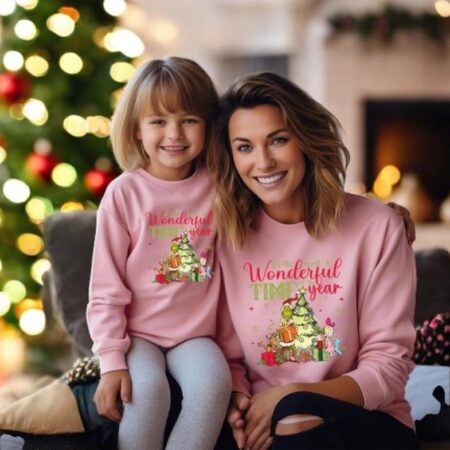 The Most Wonderful Time Of The Year Grinch Christmas Sweatshirt Product Photo 1