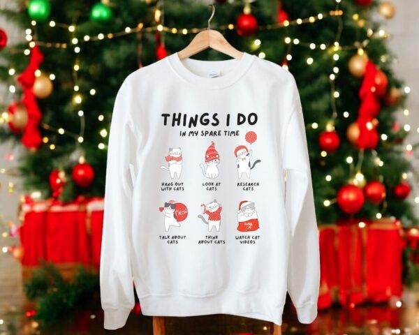 Things I Do In My Spare Time Christmas Shirt Product Photo 1