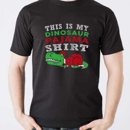 This Is My Dinosaur Pajama, Pajama xmas, Santa hat christmas - Men T-Shirt