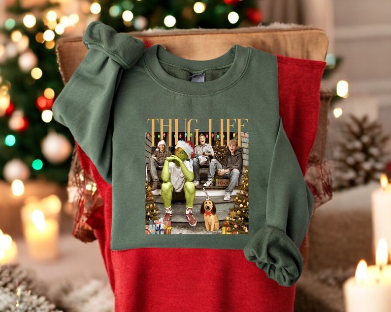 Thug Life Christmas Movie Christmas Shirt Product Photo 2