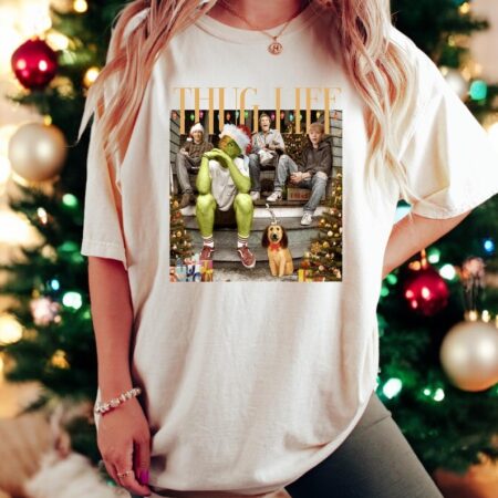 Thug Life Christmas Movie Christmas Shirt Product Photo 1