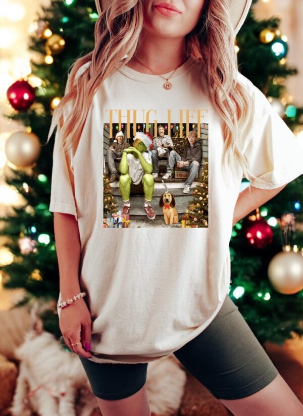 Thug Life Christmas Movie Christmas Shirt Product Photo 1