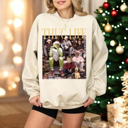 Thug Life Christmas Shirt Product Photo 1