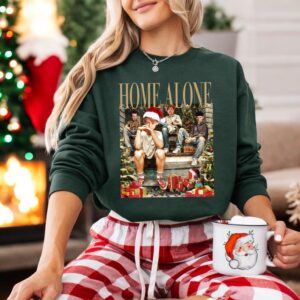 Thug Life Home Alone Christmas Sweatshirt Product Photo 2