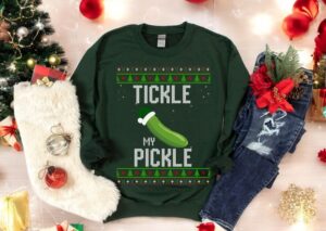 Ticklle My Pickle Christmas Couple Matching Sweatshirt Product Photo 2