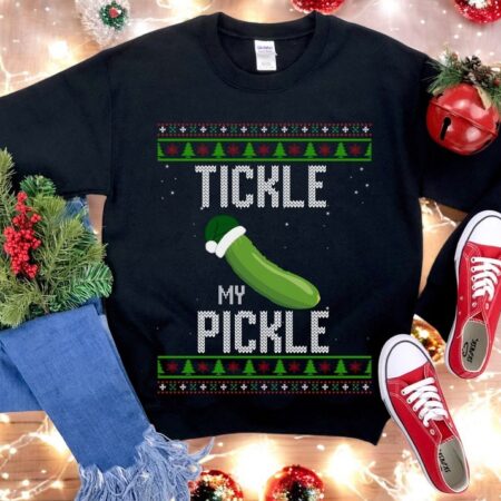 Ticklle My Pickle Christmas Couple Matching Sweatshirt Product Photo 1