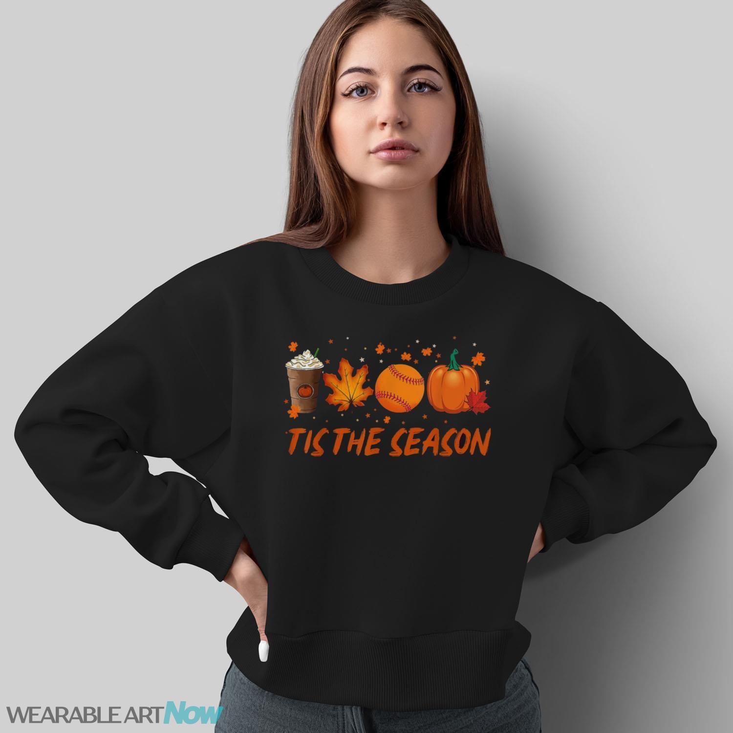 Tis The Season Baseball Sweatshirt, Fall season pumpkin hoodie - Sweatshirt