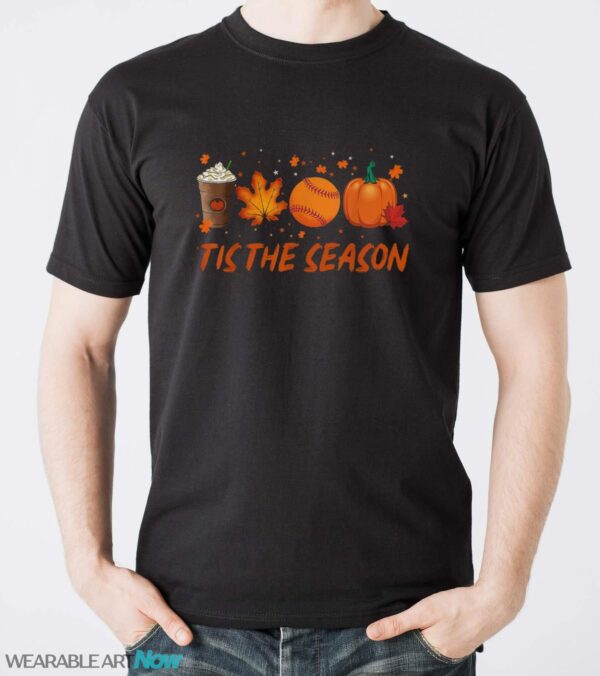 Tis The Season Baseball Sweatshirt, Fall season pumpkin hoodie - Men T-Shirt