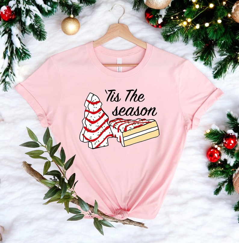 Tis The Season, Little Debbie Christmas Tree Cake Christmas Sweashirt Product Photo 2