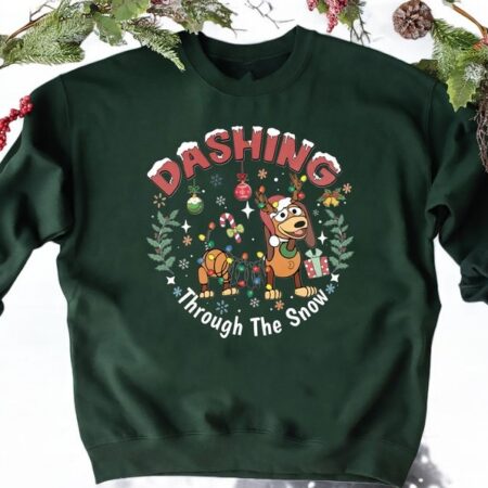 Toy Story Slinky Dog, Dashing Through The Snow Shirt Product Photo 1