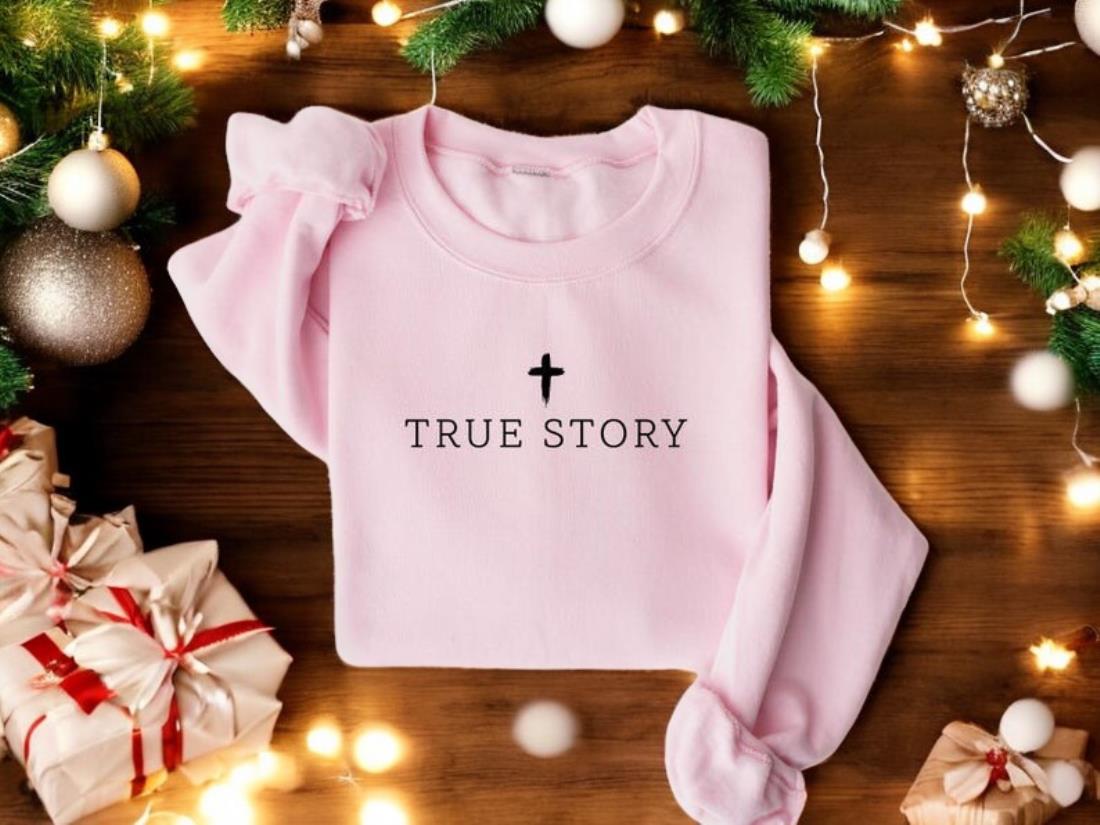 True Story Jesus Sweatshirt Product Photo 2