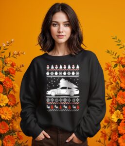 Ugly Christmas Sportscar Essential T-Shirt Product Photo 2