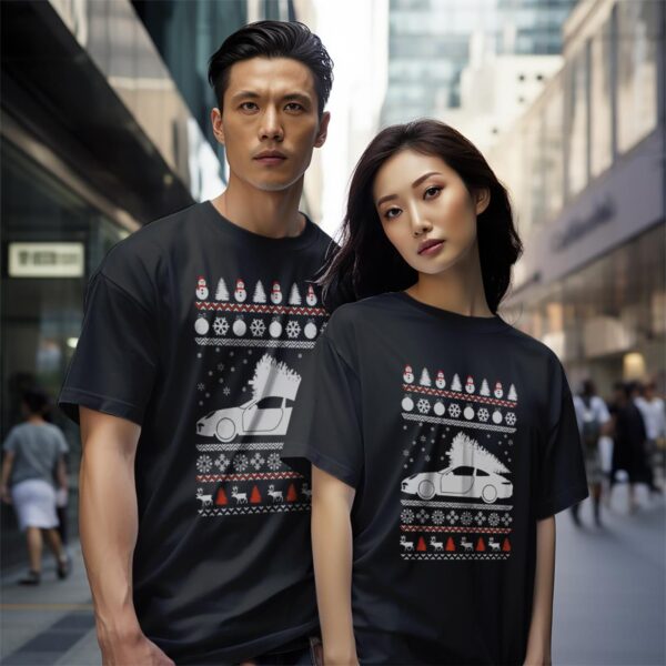 Ugly Christmas Sportscar Essential T-Shirt Product Photo 1