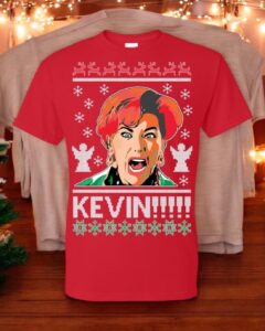 Ugly Christmas T-Shirt Home Alone Kevin! Tee Shirt Product Photo 3