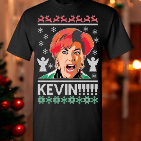 Ugly Christmas T-Shirt Home Alone Kevin! Tee Shirt Product Photo 1