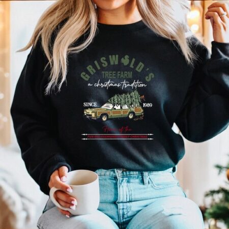 Vintage Griswold's Tree Farm Crewneck Christmas Sweatshirt Product Photo 1