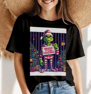 Wanted To Steal Christmas Grinch Christmas SweatShirt Product Photo 4