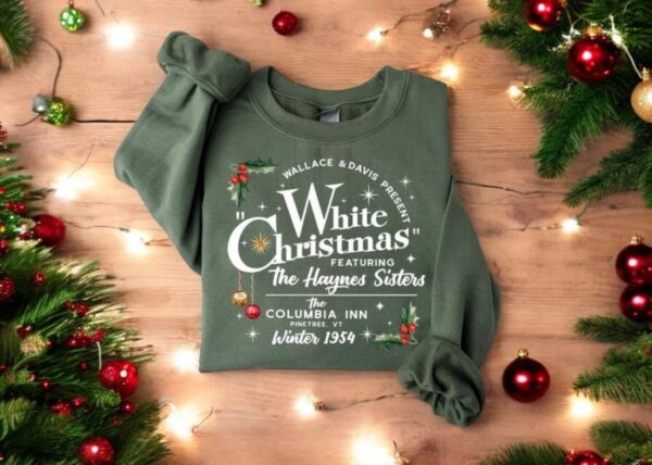 White Christmas Movie Sweatshirt Product Photo 1