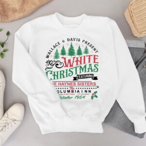 White Christmas Shirt, Hoodie, Christmas Sweatshirt - White Sweatshirt