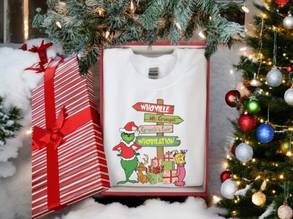 Whoville Mt. Crumpit Christmas Sweatshirt Product Photo 1