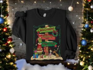 Whoville Mt Crumpit Vintage Xmas Christmas Sweatshirt Product Photo 4