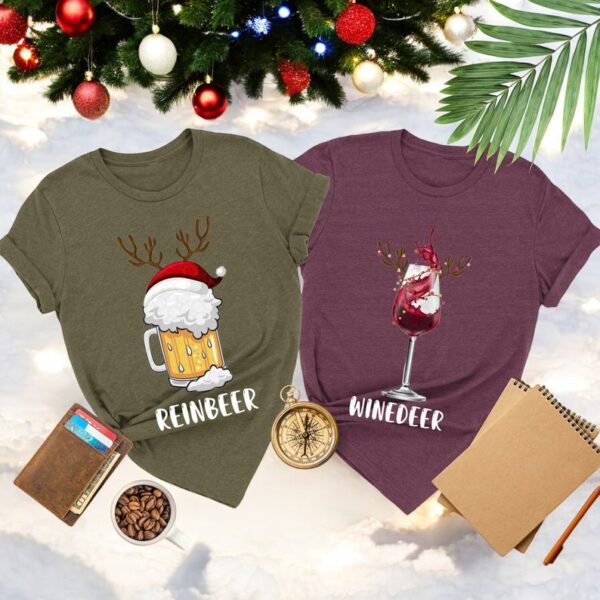 Winedeer Reinbeer Couples Matching Sweatshirts Product Photo 1