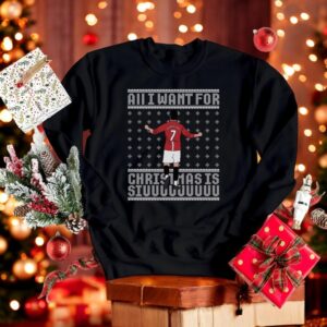 All I Want For Christmas Is Siuu Christmas Sweatshirt Product Photo 3