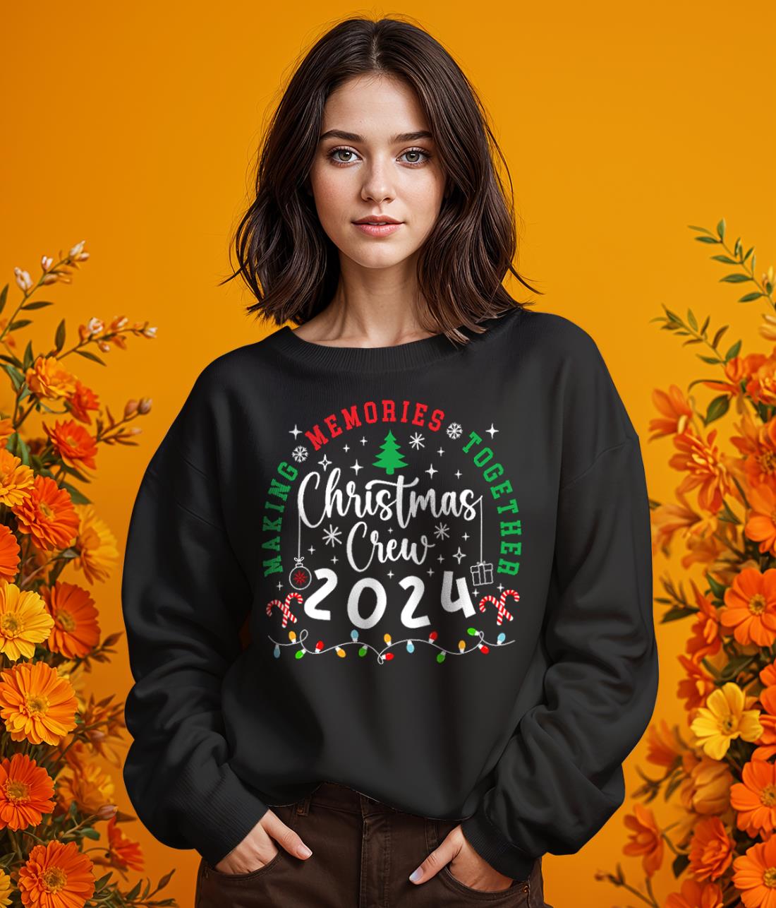 Christmas Crew Making Memories Together 2024 Shirt Product Photo 2