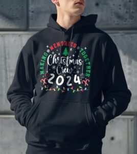 Christmas Crew Making Memories Together 2024 Shirt Product Photo 3