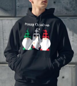 Christmas Gnome Design Shirt Product Photo 3