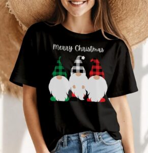 Christmas Gnome Design Shirt Product Photo 4