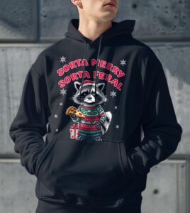 Christmas Raccoons Shirt Product Photo 3