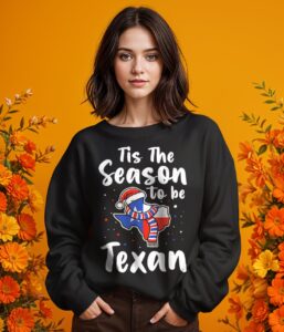 Christmas Texas Tis The Season To Be Texan Shirt Product Photo 2