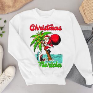 Christmas Xmas Vibes Florida Vacation Christmas In Florida Shirt Product Photo 3